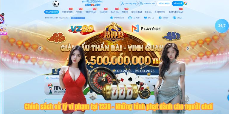 Chính sách xử lý vi phạm tại 123B – Những hình phạt dành cho người chơi