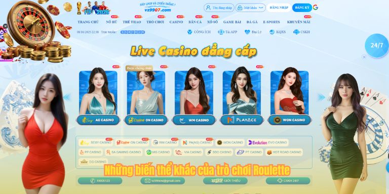 Những biến thể khác của trò chơi Roulette